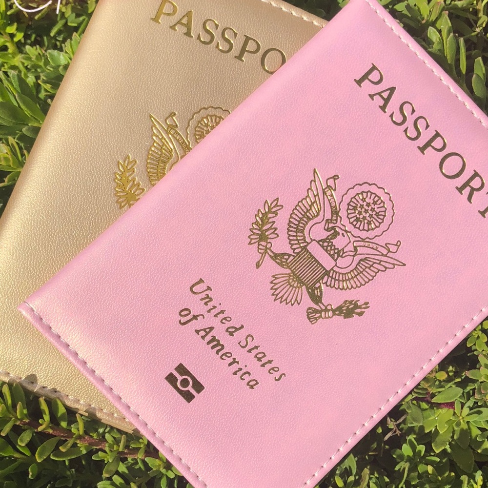 Gold Passport Cover